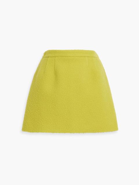 REDValentino Wool-bouclé mini skirt