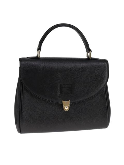 Burberry Burberry Hand Bag Leather Black