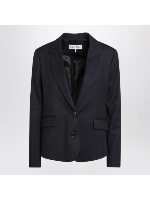 Loewe Loewe Navy Blue Wool Jacket Women