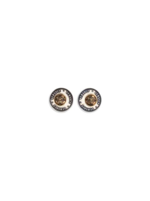 VERSACE Versace Coins Earrings Palladium-Gold Women