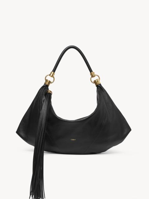 Chloé CHLOÉ FOULARD SHOULDER BAG IN GRAINED LEATHER