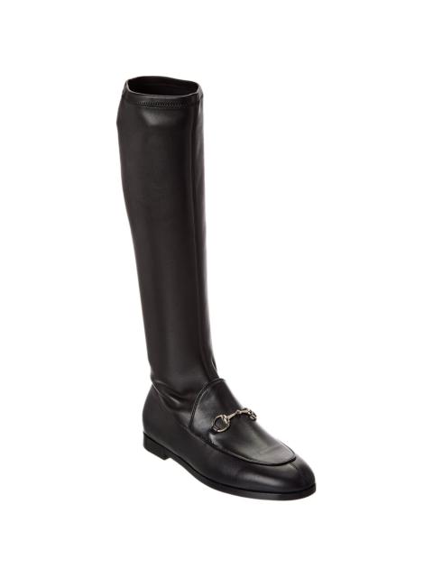 GUCCI Gucci Jordaan Leather Knee-High Boot
