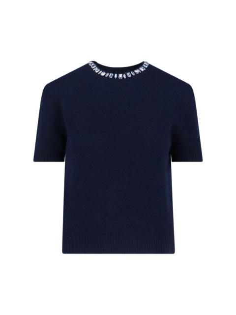 Prada VIRGIN WOOL AND CASHMERE BLEND SWEATER