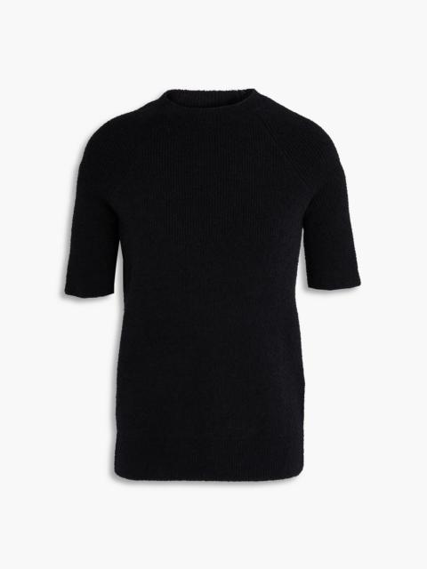 TOTEME Bouclé-knit cotton-blend top