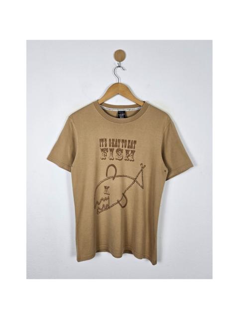 NUMBER (N)INE Number Nine It's Ok to Eat Fish Nirvana lyric shirt
