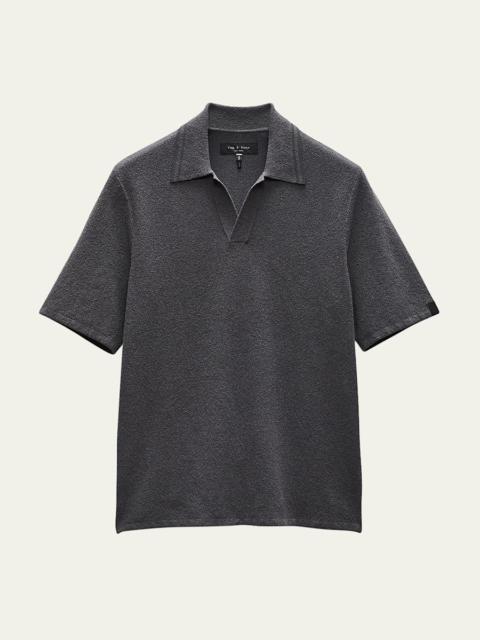 rag & bone Men's Zuma Toweling Polo Shirt
