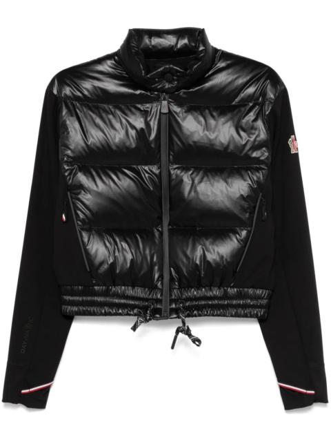 Moncler Women Grenoble Padded Zip-Up Jersey Cardigan