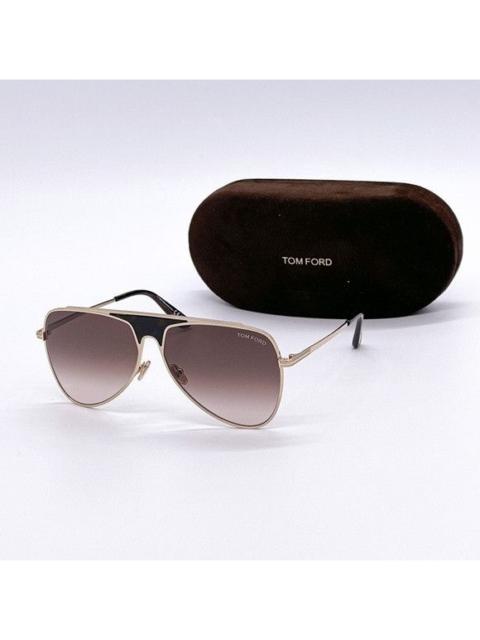 TOM FORD NEW TOM FORD ETHAN TF935 28F UNISEX AVIATOR SUNGLASSES TOM F