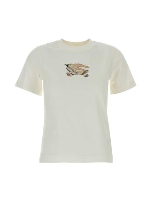Burberry White Cotton T-shirt