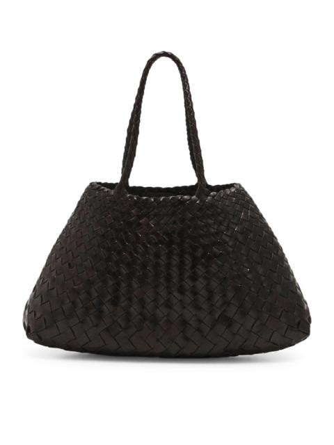 DRAGON DIFFUSION Dragon Diffusion Women Santa Croce Big Woven Leather Bag