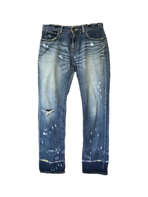 Other Designers Issey Miyake - Tsumori Chisato Shashiko Colourful Denim