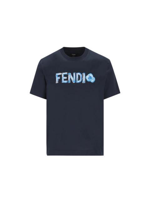 FENDI Fendi Blue T-Shirts & Vests - T-Shirts Men