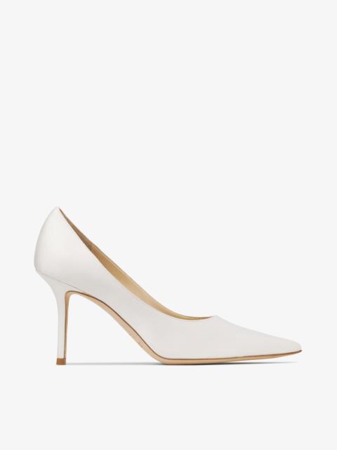 JIMMY CHOO Love 85
Ivory Satin Pumps