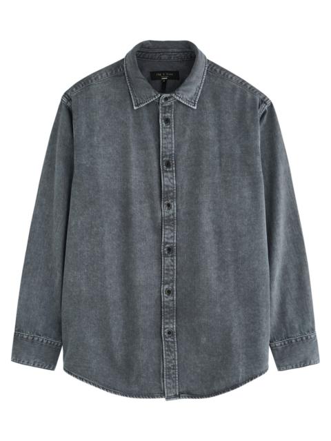 Rag & Bone Matthew Faded Denim Shirt