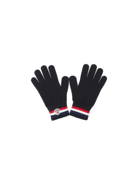 Moncler 'TRICOLORE' LOGO GLOVES