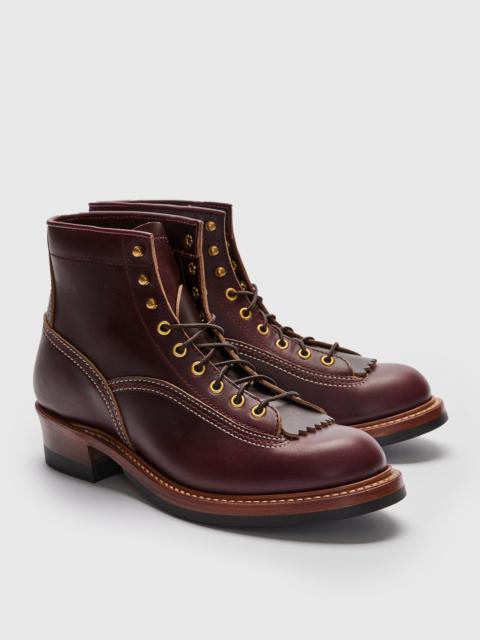 JOHN LOFGREN Donkey Puncher Boot in Horween Chromexcel Burgundy