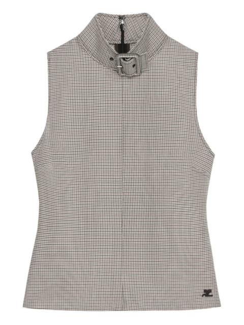 courrèges Courreges Women Houndstooth Top
