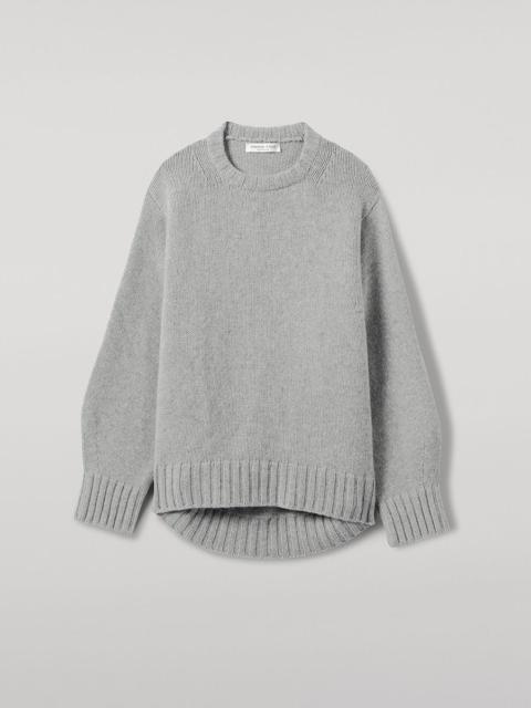 Johnstons of Elgin Relaxed Grey Cashmere Jumper