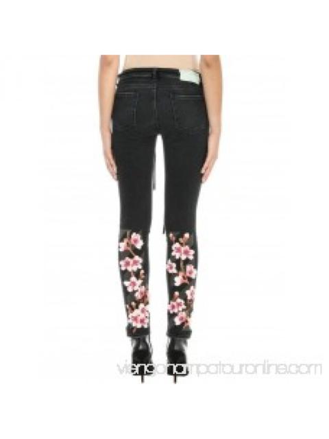 WMNS Floral Embroidered Jeans