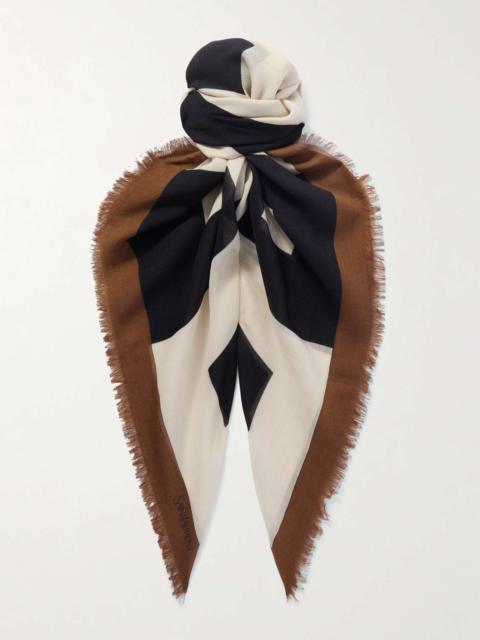 Fringed Wool Scarf