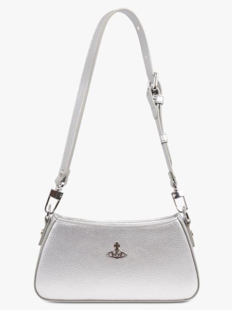 Vivienne Westwood TASHA SUEDE SHOULDER BAG | SILVER