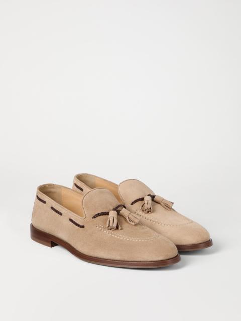 Brunello Cucinelli Suede loafers with tassels