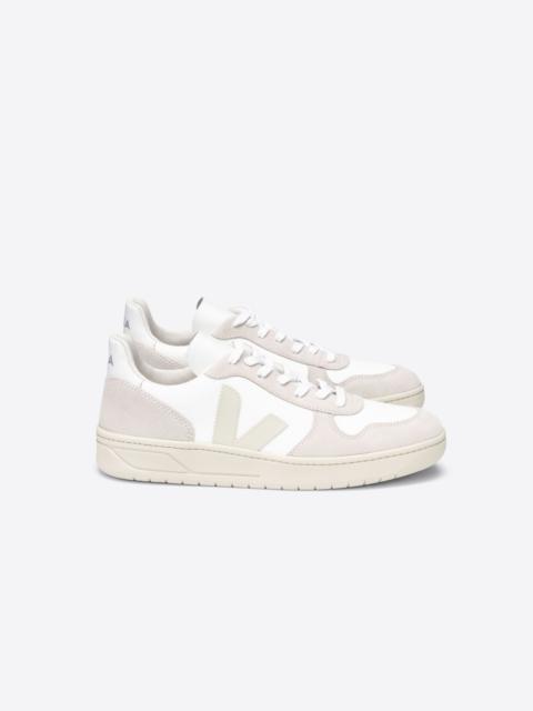 VEJA V-10 B-MESH WHITE NATURAL PIERRE