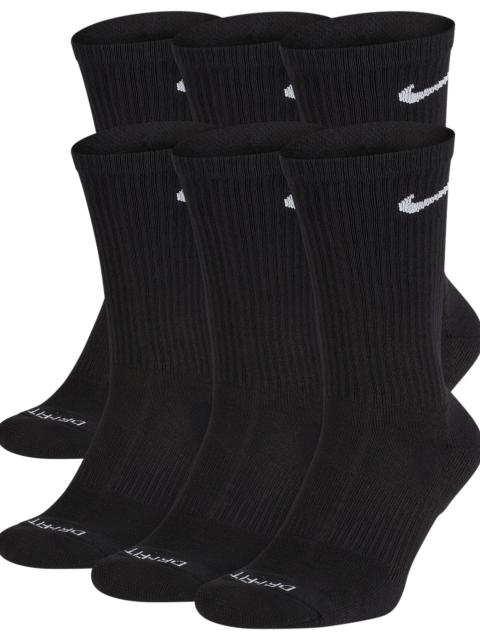 Nike Nike Mens Nike 6 Pack Everyday Plus Cushioned Socks