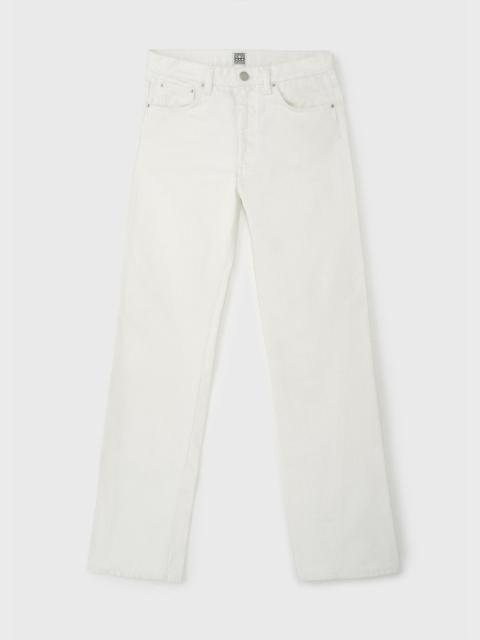 TOTEME Twisted seam denim off-white