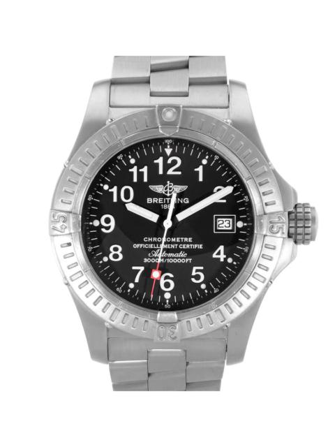 BREITLING Pre-owned Breitling Avenger Seawolf Automatic Chronometer Black Dial Men's Watch E17370