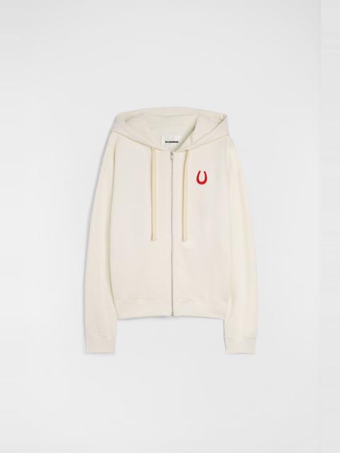 Jil Sander Cotton Terry Zip-Up Sweatshirt