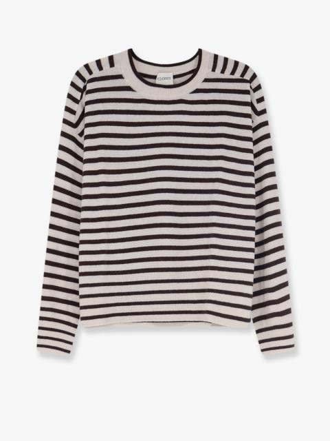 CLOSED Closed Striped Cashmere Sweater