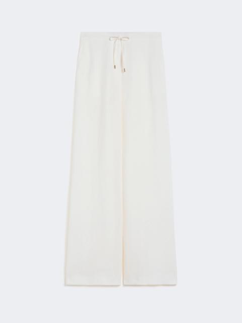 Max Mara Linen twill trousers - NATURAL