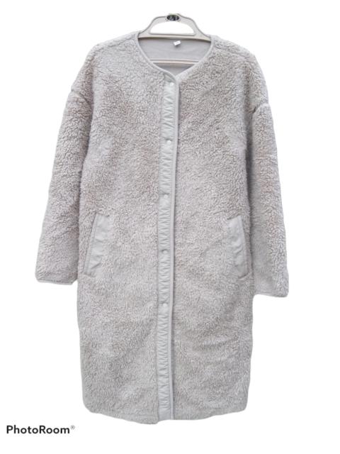 Other Designers Uniqlo - UNIQLO DEEP PILE FLEECE LONG COAT