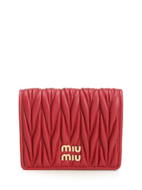 Miu Miu Miu Miu Women Matelasse Wallet