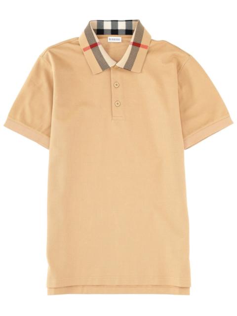 Burberry Burberry Men Polo Shirt With "Check" Collar