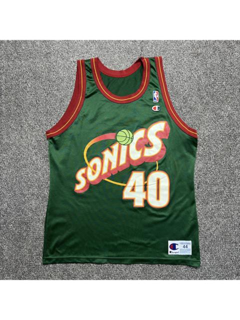 Other Designers Vintage - Vintage Nba Sonics Kemp X Champion Jersey