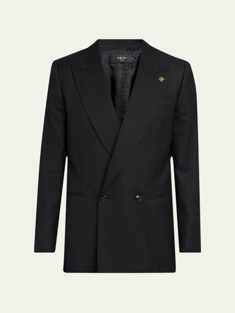 AMIRI Men's MA Double-Breasted Wool Blazer