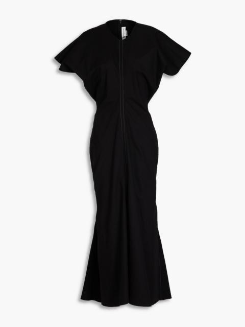 Victoria Beckham Cotton-blend maxi dress