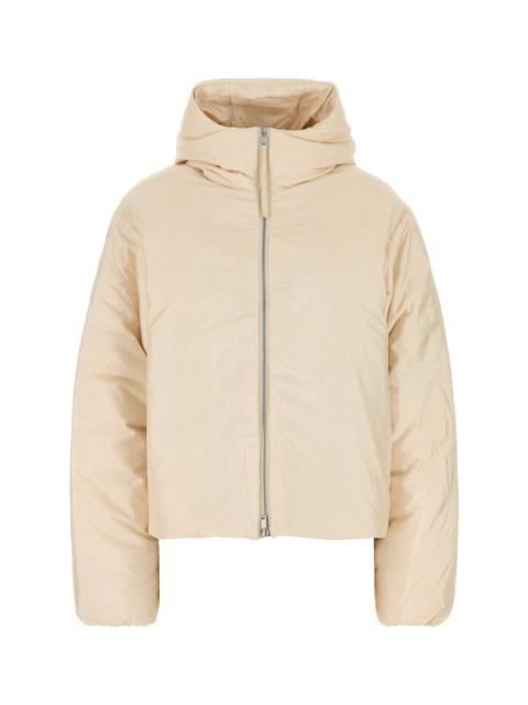 Jil Sander Cream nylon blend down jacket