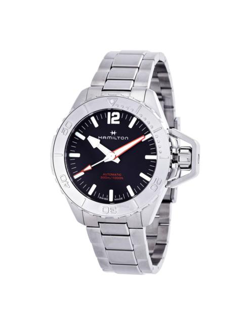 Other Designers Hamilton Khaki Navy Frogman Automatic Black Dial Men's Watch H77815130