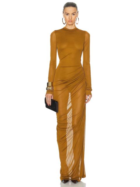 SAINT LAURENT Voile Jersey Gown