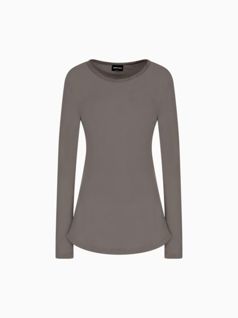 GIORGIO ARMANI BLOUSE IN TRIPLE SILK GEORGETTE