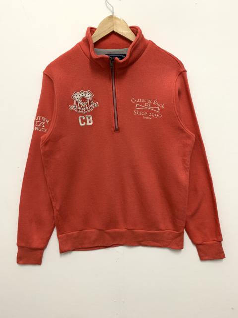 Other Designers Cutter And Buck - Cutter And Buck Sweatshirt Half Zipper Pink Large