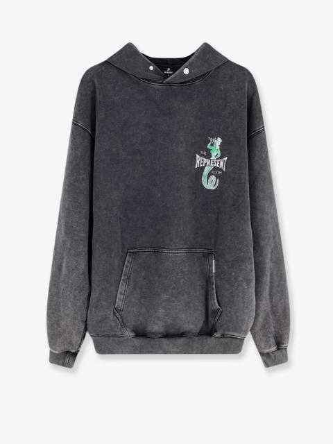 REPRESENT Represent Cotton Sweatshirt with Front Print Grey