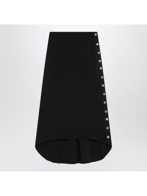 Givenchy Black Milan Stitch Skirt With Buttons Women