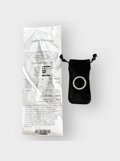 Chrome Hearts BRAND NEW! Chrome Hearts LA Fuck You Spacer Ring