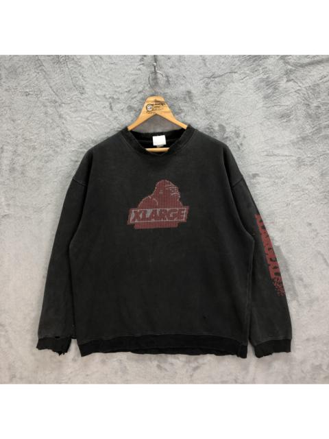 Other Designers Vintage - TRASHED XLARGE BIG LOGO SWEATSHIRTS #5231-180