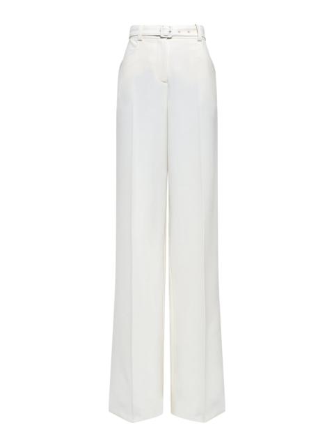 GABRIELA HEARST Norman Wide-Leg Pant in Ivory Recycled Virgin Wool