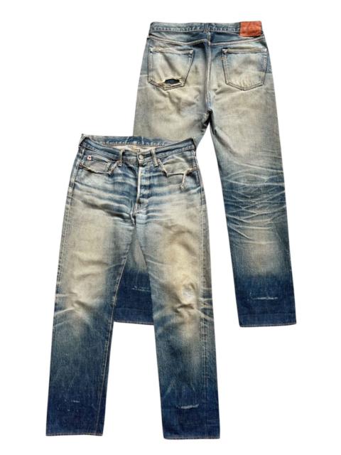Other Designers Vintage 45RPM Distressed Selvedge Mudwash Denim Jeans 32x29